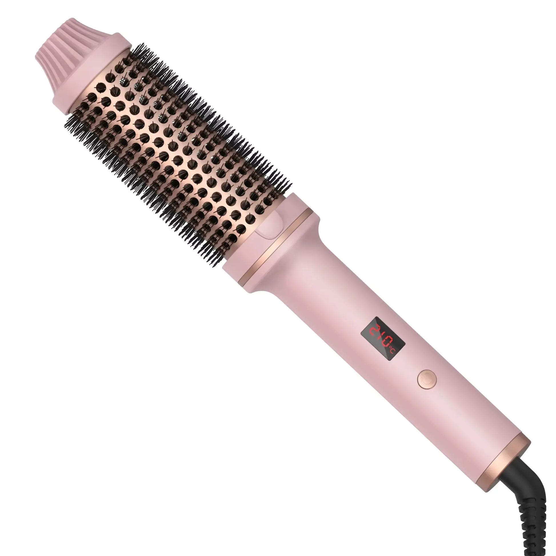 Thermal Brush Curling Iron 1.5 Inch Ceramic Tourmaline Ionic Hair Styler for Loose & Voluminous Curls Hot Rollers Valentine Gift